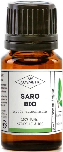 Huile Essentielle de Saro BIO AB - Issue de l'agriculture Biologique - Chémotypées HEBBD/HECT - 100% pure et naturelle - Certifié ECOCERT - Fabriqué en France - 10 ml Saro 10 ml (Lot de 1)