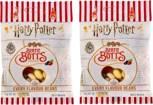 Lot de 2 paquets Jelly Belly Bean Boozled Harry Potter Bertie Bott's 54g (validé UE) 54 g (Lot de 2)