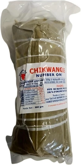 Pâte de manioc précuite Chikwangue, 500 g