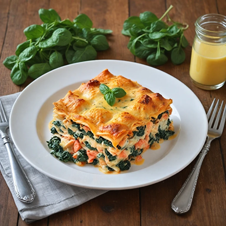 Les bienfaits nutritionnels des lasagnes au saumon et épinards