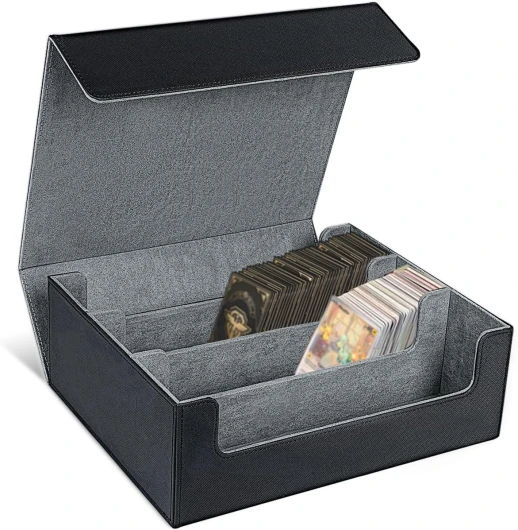 Newpop Boite Rangement Carte Contenir à 1800 Cartes, Rangement Carte, Boîte à Cartes à Collectionner, Boîte de Rangement pour Cartes, Boite de Rangement Carte avec Compartiment pour Carte Magiques