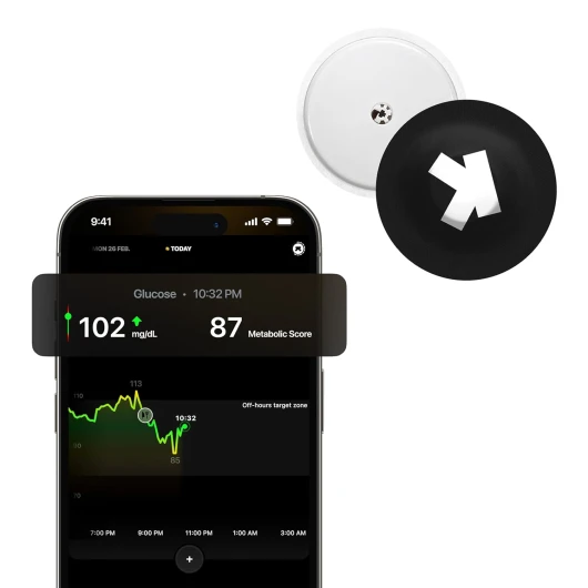 M1 Live-Suivi intelligent du glucose via application,Améliorez votre style de vie, optimisez votre alimentation et faites vos entraînements - Suivi du glucose 24h/24 et 7j/7 avec, 1 CGM