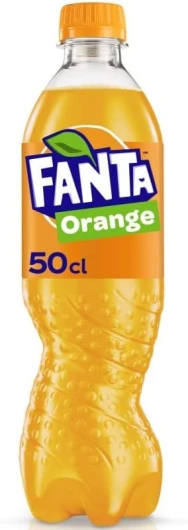 FANTA Orange Pet 50Cl - Boisson Pétillante Riche en Saveur d'Orange - Rafraîchissez-Vous! - Lot De 4 - Vendu Par Lot