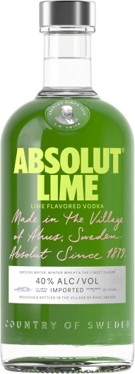 VODKA Lime Vodka aromatisée - 40%, 70cl