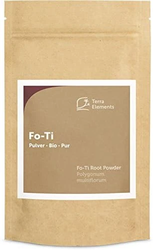 Terra Elements Fo-Ti bio en poudre 100 g I He shou wu I Traditionnellement préparé I 100% pure I vegan