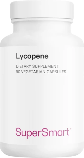 Lycopene - Anti Stress Oxydatif - Extrait de Lycopène Concentré à 10% - Contribue à la Santé de la Prostate - Stimule la Circulation Sanguine - Vegan - Sans Gluten - SuperSmart