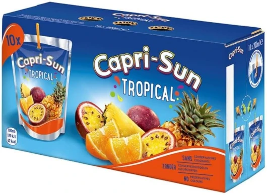 CAPRI SUN - Tropical Poche 10X20Cl - Vendu Par Unité