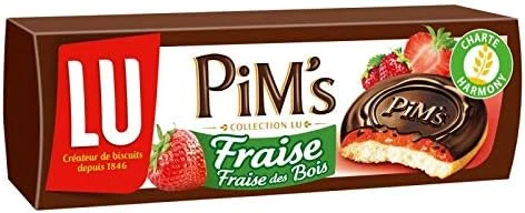 LU PIM'S - Pim'S Fraise Touche De Fraise Des Bois 150G - ( Lot De 4 )