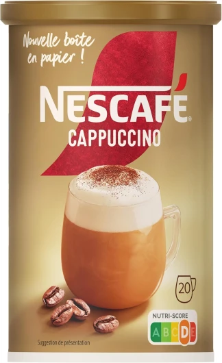 Cappuccino, Café soluble, Boîte 280g (l'emballage peut varier )