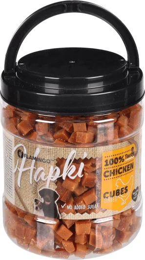 Flamingo - Snack Hapki pour Chien - Blocs Tendres au Poulet - Idéal pour Labrador, Border Collie, Beagle et Bulldog Français - 750 g XXL