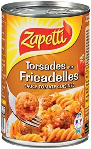 Zapetti Torsades Aux Fricadelles 400g (lot de 6)