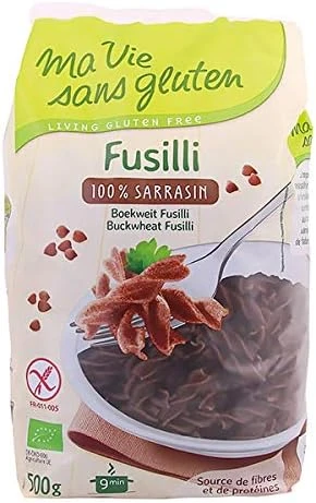 Ma Vie Sans Gluten - Fusilli 100% Sarrasin Sans Gluten 500G - Unité