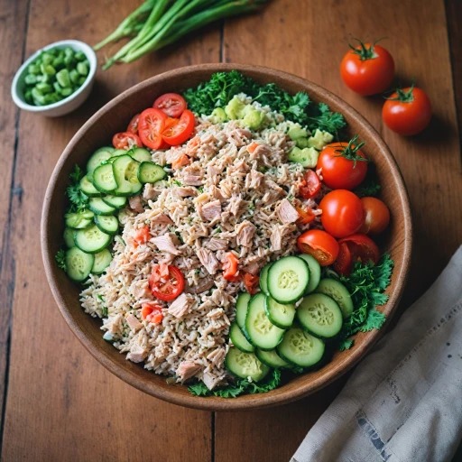 Les bienfaits nutritionnels de la salade de riz au thon