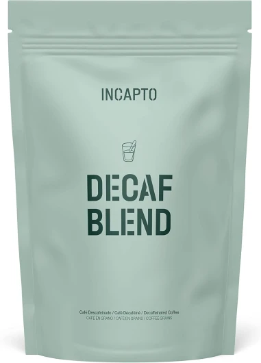 Café Décaféiné en Grain - Sans Solvant - Décaféination Artisanale à l'Eau - Sélection de cafés 100% Arabica du Brésil - Swiss Water Decaf Blend - Paquet 500g