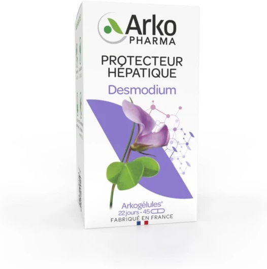 Arkogélules® Desmodium - Aide à détoxifier le foie - Extrait de plante - Détoxifiant et protecteur - 45 gélules