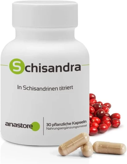 SCHISANDRA CHINENSIS * 200 mg / 30 gélules * Extrait sec de fruit de schisandra concentré 30:1 et titré à 10% en schisandrines * Cerveau, Energie, Équilibre émotionnel, Vitalité, Sommeil