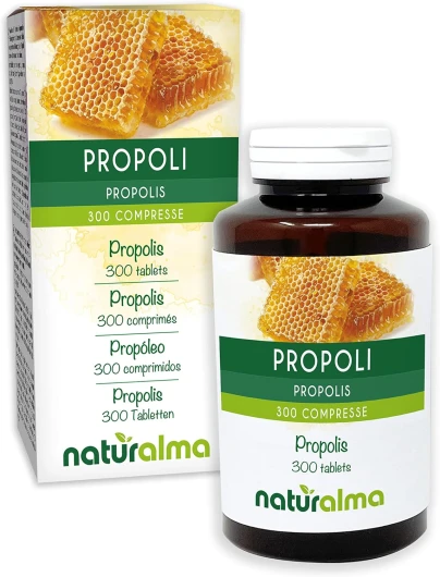 Propolis (Propolis) résine Naturalma - 150 g - 300 comprimés - Complément alimentaire - Naturel