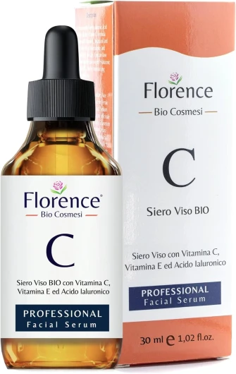 30ml - BIO Sérum Visage à la Vitamine C/E, Acide Hyaluronique Pur et Niacinamide - Anti-rides, Anti-taches et Hydratant - Soin Visage Anti-âge Idéal Comme Crème Contour des Yeux - Bouteille PET