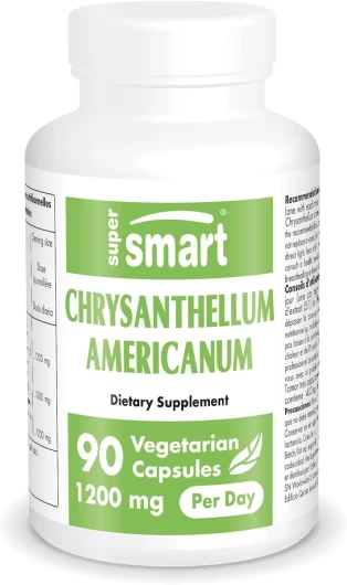 Chrysantellum americanum - 1200 mg - Normalisé à 2% de flavonoïdes et 0,5% de Saponines Chrysantellum A et B - Circulation sanguine - Jambes lourdes - Résistance Capillaire - SuperSmart