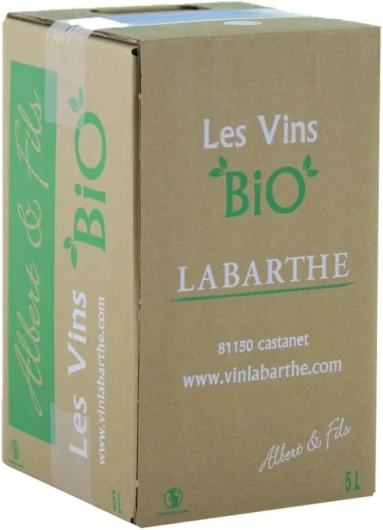 BIB Vin rouge Bio 5 Litres - Vin de France