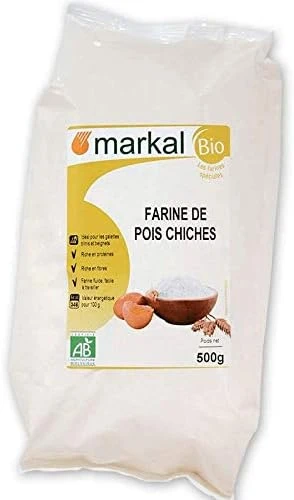 MARKAL Farine de Pois Chiches 500G Bio