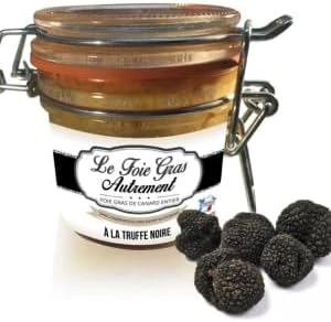 Foie Gras Entier de Canard aux Truffes Noires 200g – 100% Sud-Ouest, Sans Conservateurs, Sans Colorants, Sans Additifs – Relais Gourmet