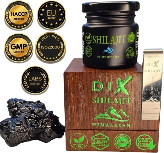 Résin SHILAJIT D'Himalaya ✦50g✦ 100 Portion ✦ Haute Altitude ✦ Sans métaux lourds ✦ Sans contamination ✦ Riche en Oligo-élément ✦ Ratio 60:1 ✦ 100% naturel ✦ Sans Traitement Chimique ✦