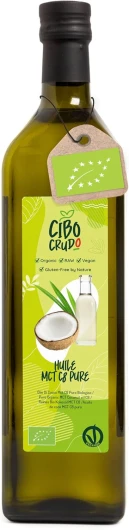 Huile MCT C8 Pure Biologique Pressée à Froid - 1LT - MCT Oil Commestibile Bio pour Keto Paleo ou pour Usage sur Corps et Cheveux - Huile Vegan et Végétarienne - - Bio Oil