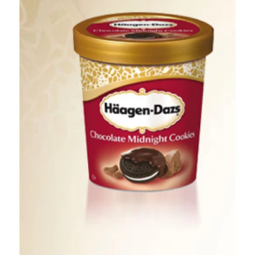 Haagen dazs - chocolate midnight cookies