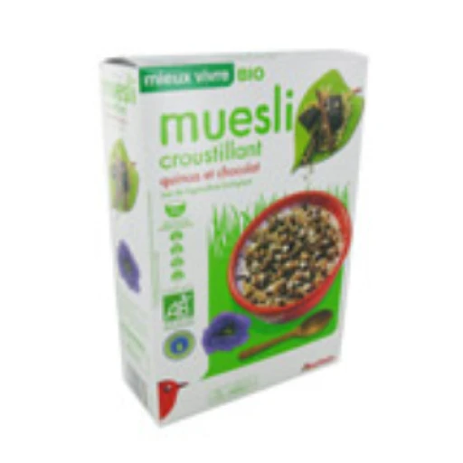 Muesli bio auchan au quinoa et chocolat