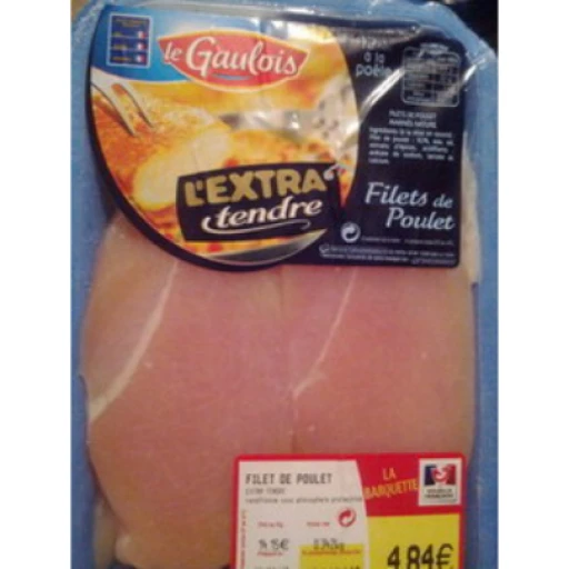 Filets de poulet - l'extra tendre - le gaulois