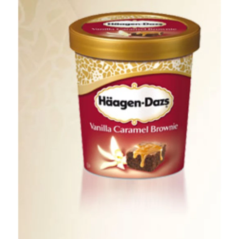 Haagen dazs - vanilla caramel brownie