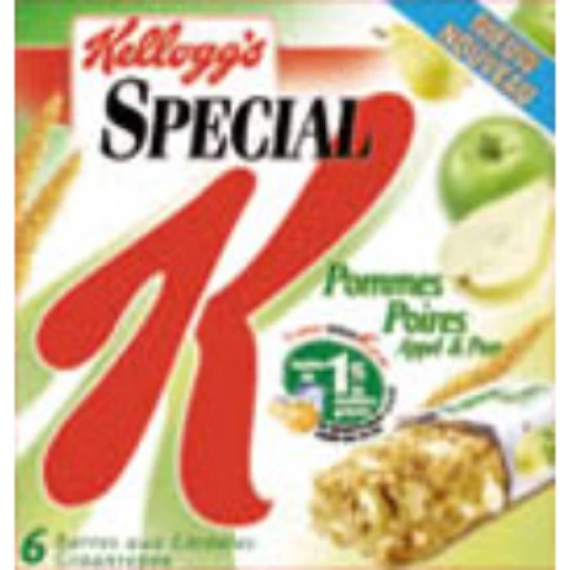 Barre de cereale - kelloggs special k  pepites pommes poires