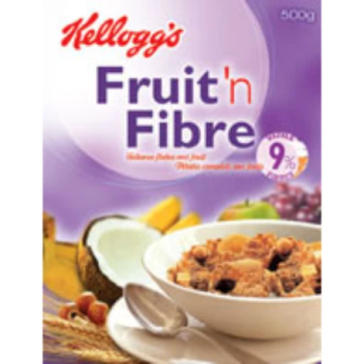 Céréales kelloggs - fruit and fibre