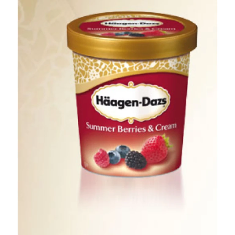 Haagen dazs - summer berries & cream