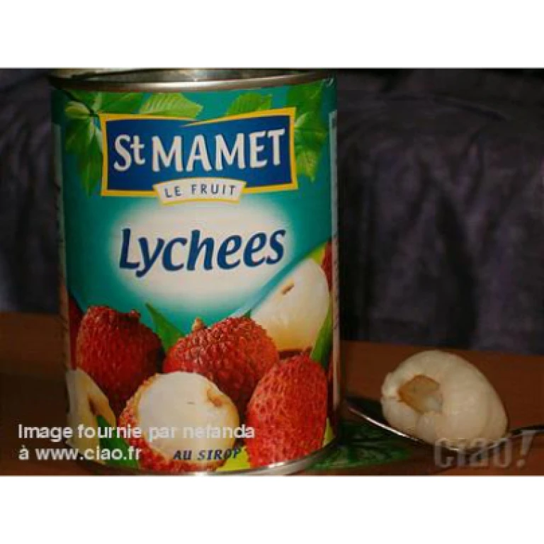 Lychees au sirop saint-mamet