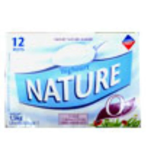 Yoghourt nature 0% leader price