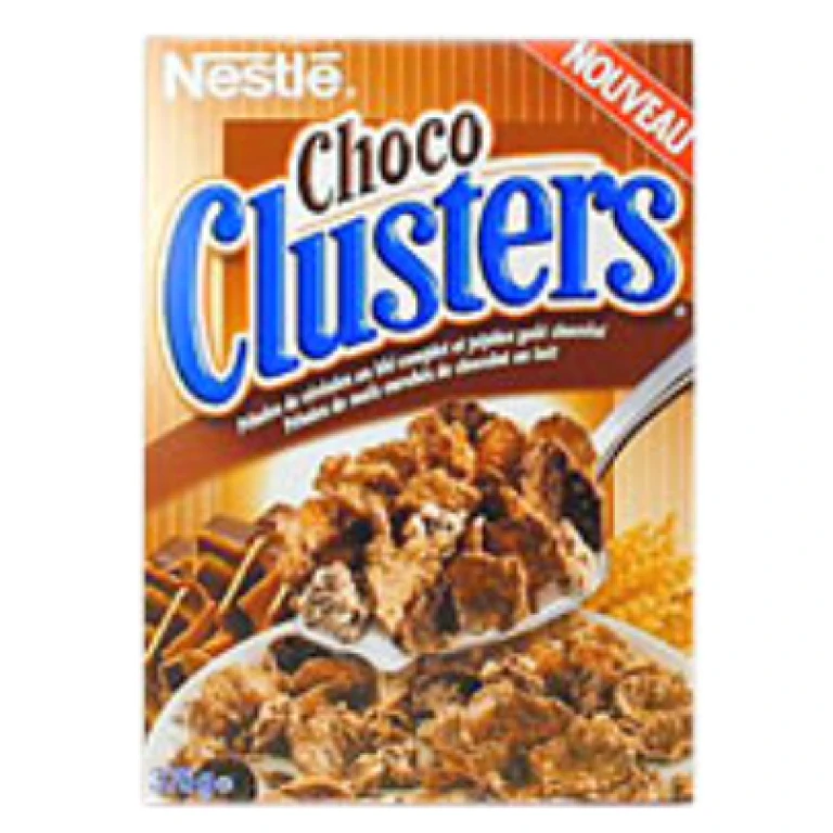 Nestlé clusters chocolat