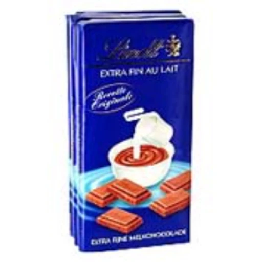 Lindt chocolat extra-fin au lait 