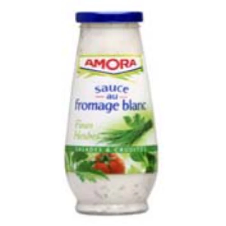 Sauce amora au fromage blanc et fines herbes