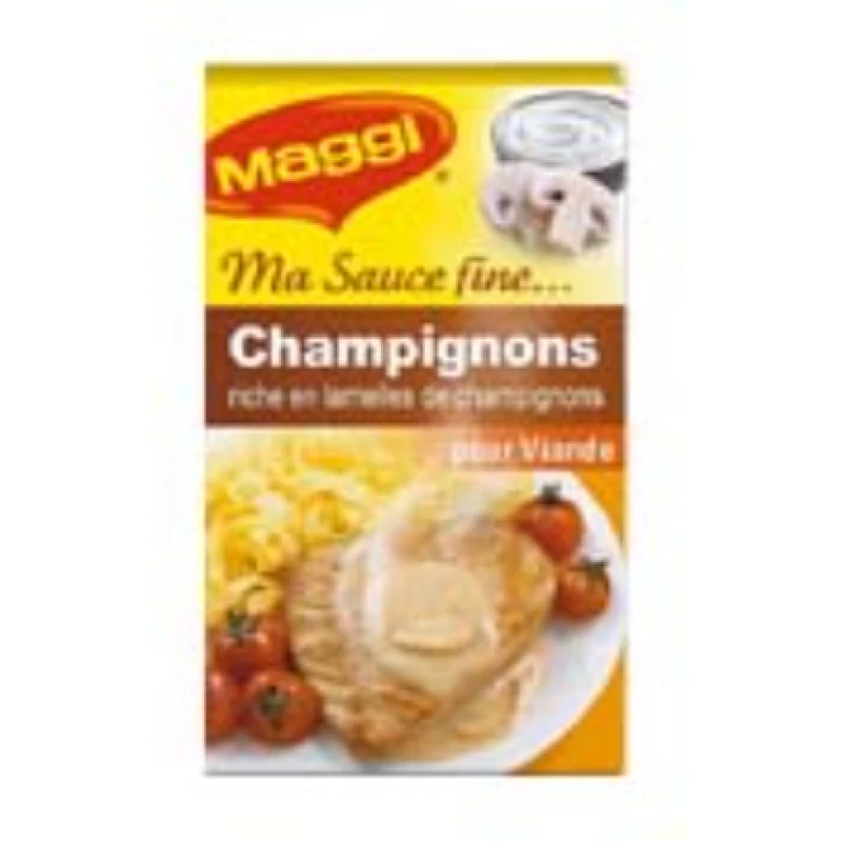 Sauce fine maggi - ma sauce fine champignon aux fines lamelles de champignons