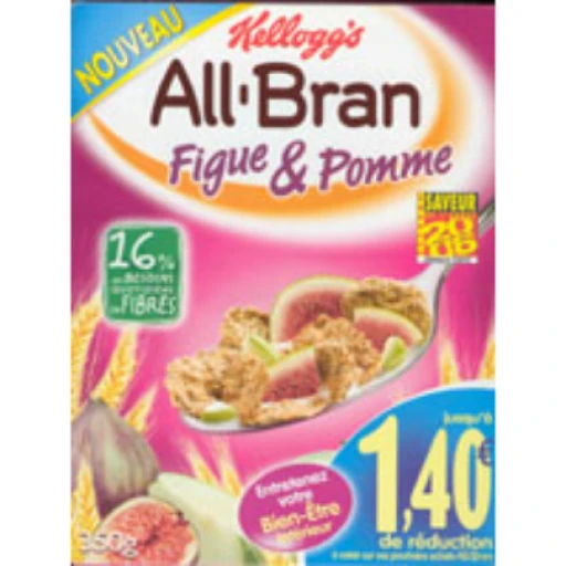 All'bran fique & pomme kellogg's