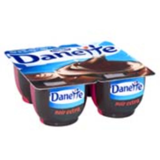 Danette danone crème dessert au chocolat noir extra