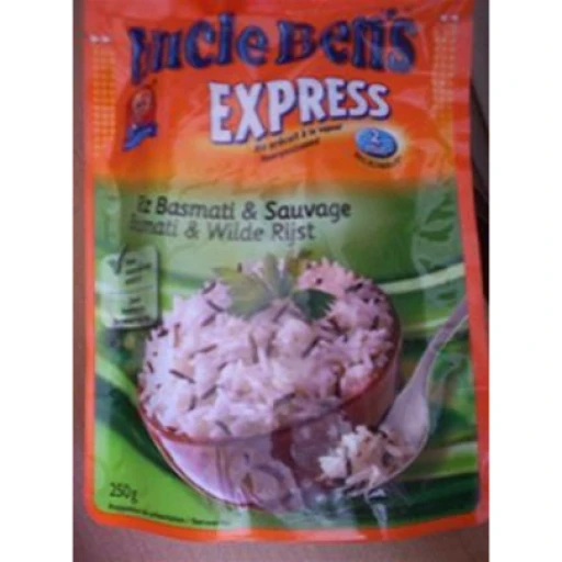 Uncle ben's express riz basmati & sauvage cuit