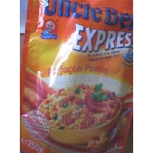 Uncle ben's express riz façon paella cuit