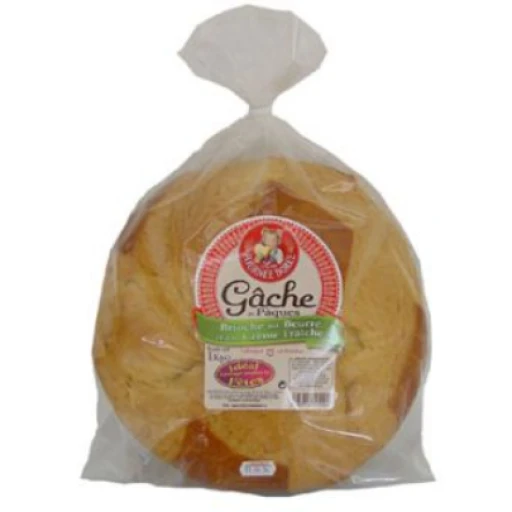 Gâche la fournée dorée (brioche au beurre et à la crème)