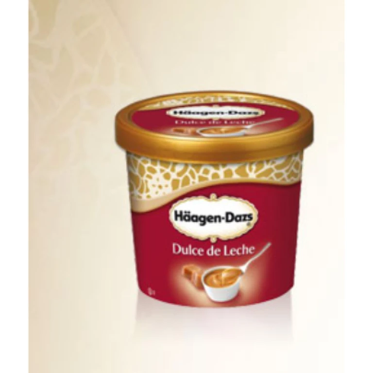 Häagen dazs : dulce de leche mini pot (100ml)