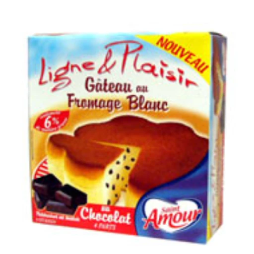 Gâteau au fromage blanc au chocolat ligne et plaisir