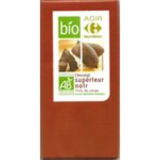 Chocolat carrefour bio 74%