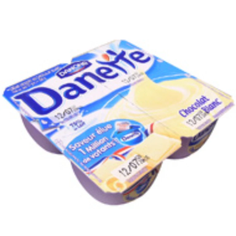 Danette chocolat blanc 